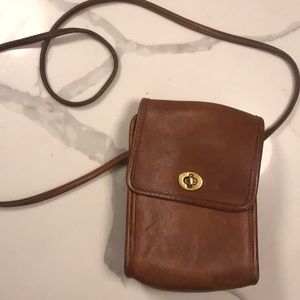 Leather Pouch Crossbody